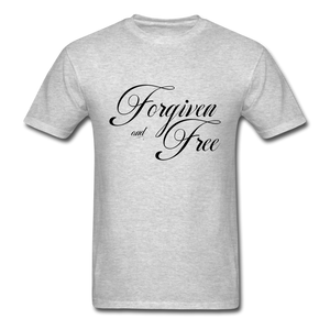 Forgiven & Free - Unisex Classic T-Shirt - heather gray