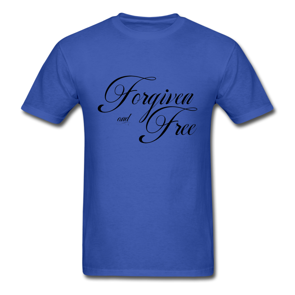 Forgiven & Free - Unisex Classic T-Shirt - royal blue