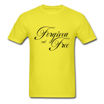 Forgiven & Free - Unisex Classic T-Shirt - yellow