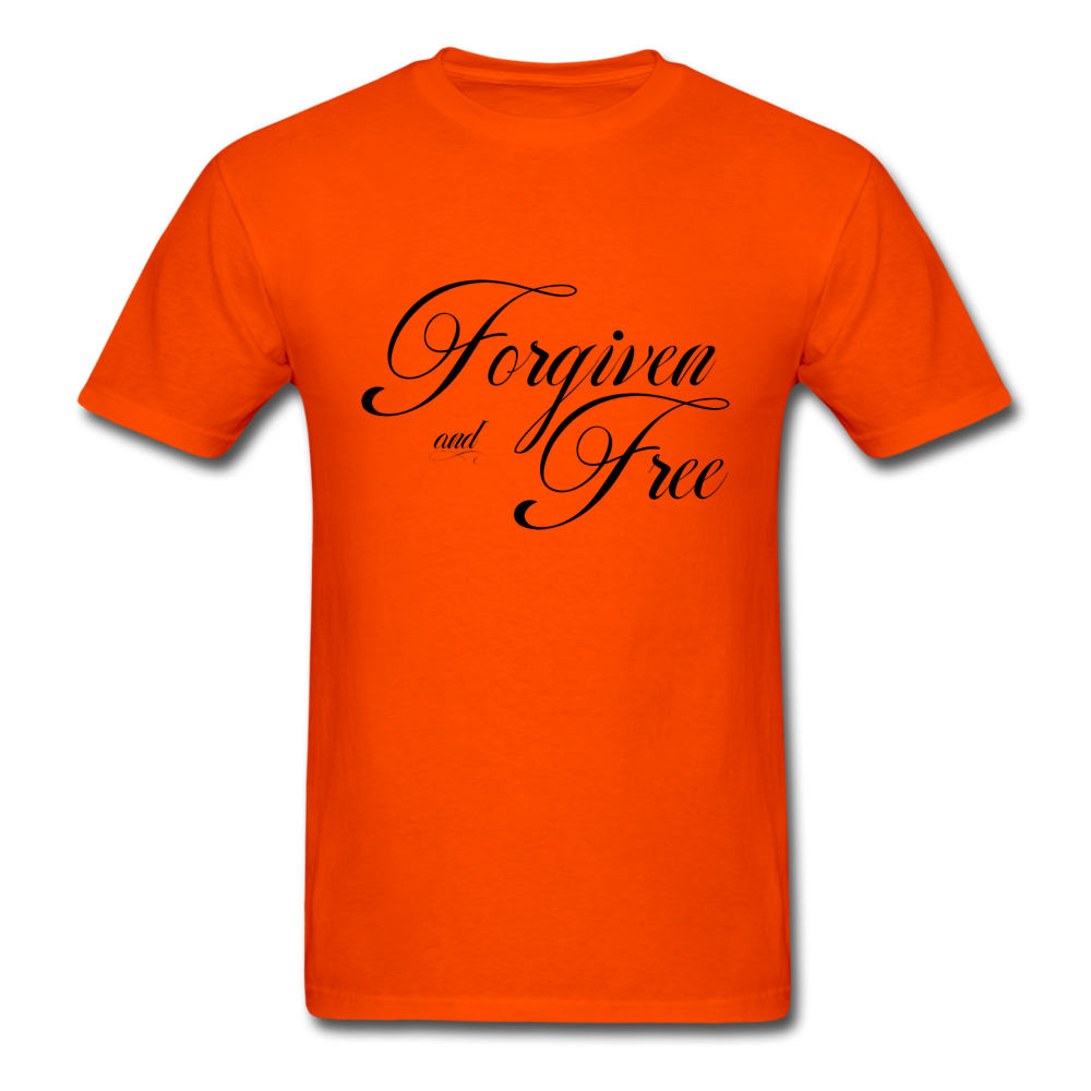 Forgiven & Free - Unisex Classic T-Shirt - orange