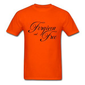 Forgiven & Free - Unisex Classic T-Shirt - orange