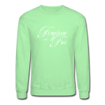Forgiven & Free - Crewneck Sweatshirt - lime