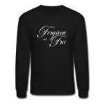 Forgiven & Free - Crewneck Sweatshirt - black
