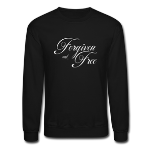 Forgiven & Free - Crewneck Sweatshirt - black