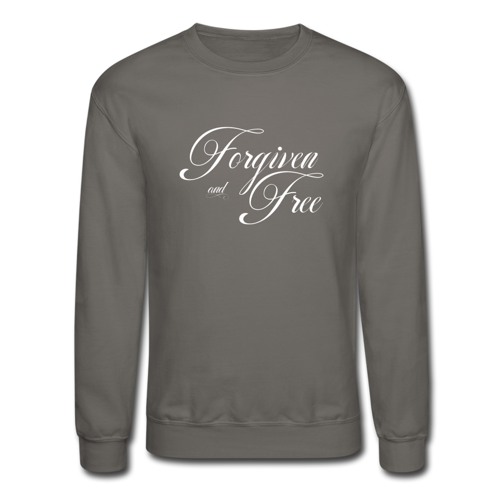 Forgiven & Free - Crewneck Sweatshirt - asphalt gray