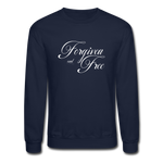 Forgiven & Free - Crewneck Sweatshirt - navy