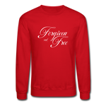 Forgiven & Free - Crewneck Sweatshirt - red