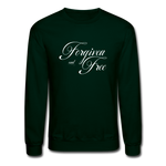 Forgiven & Free - Crewneck Sweatshirt - forest green