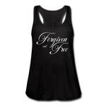Forgiven & Free - Women's Flowy Tank Top - black