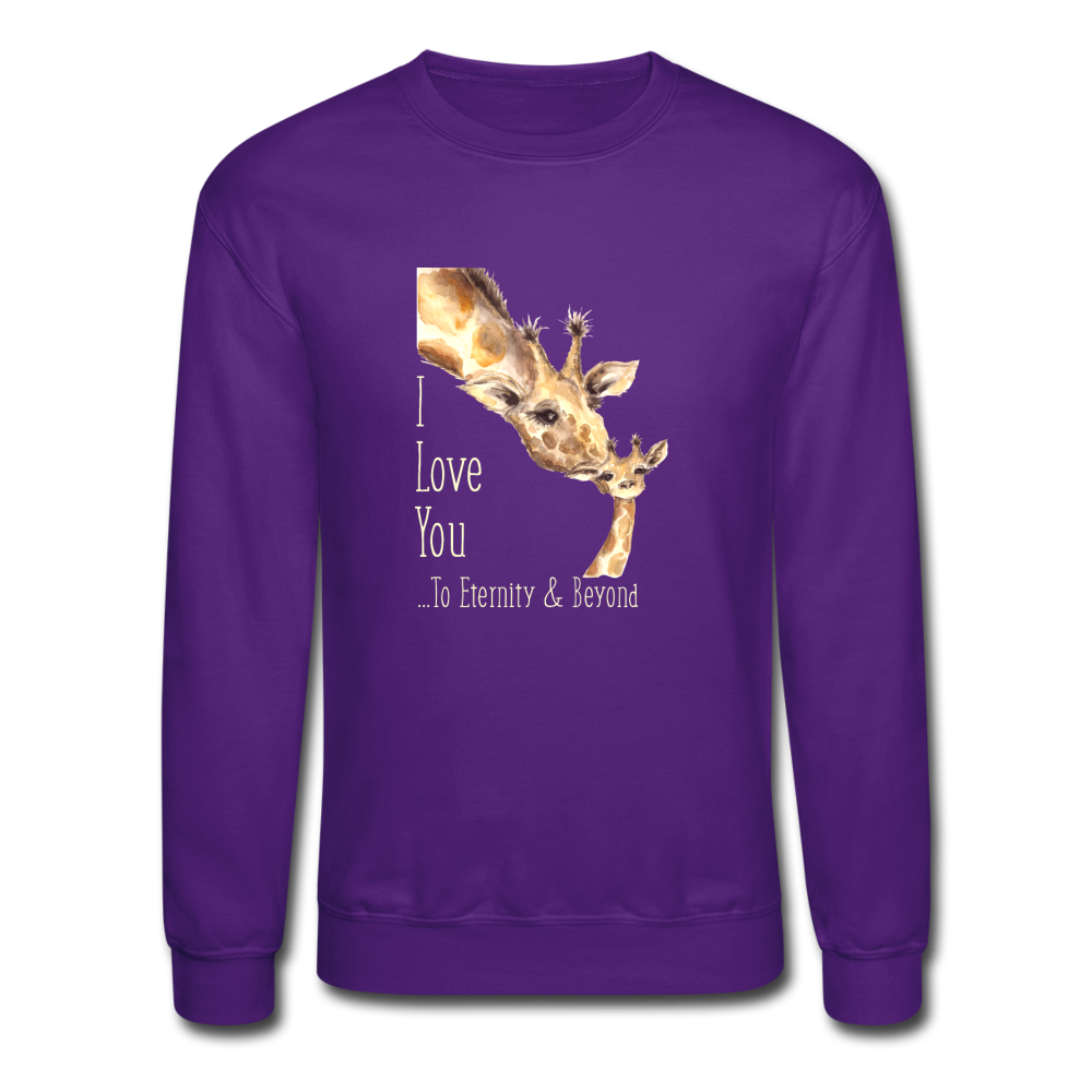 Eternity & Beyond - Crewneck Sweatshirt - purple