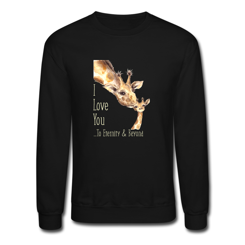 Eternity & Beyond - Crewneck Sweatshirt - black