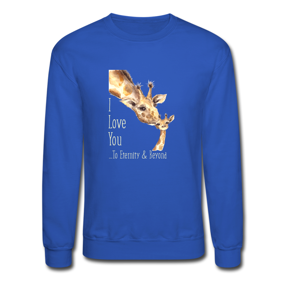 Eternity & Beyond - Crewneck Sweatshirt - royal blue