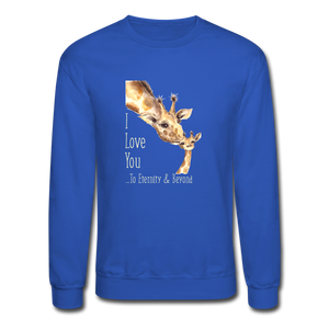 Eternity & Beyond - Crewneck Sweatshirt - royal blue