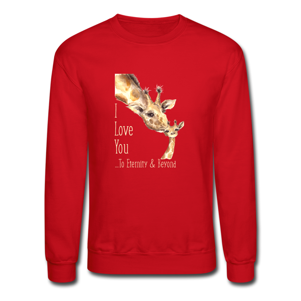 Eternity & Beyond - Crewneck Sweatshirt - red