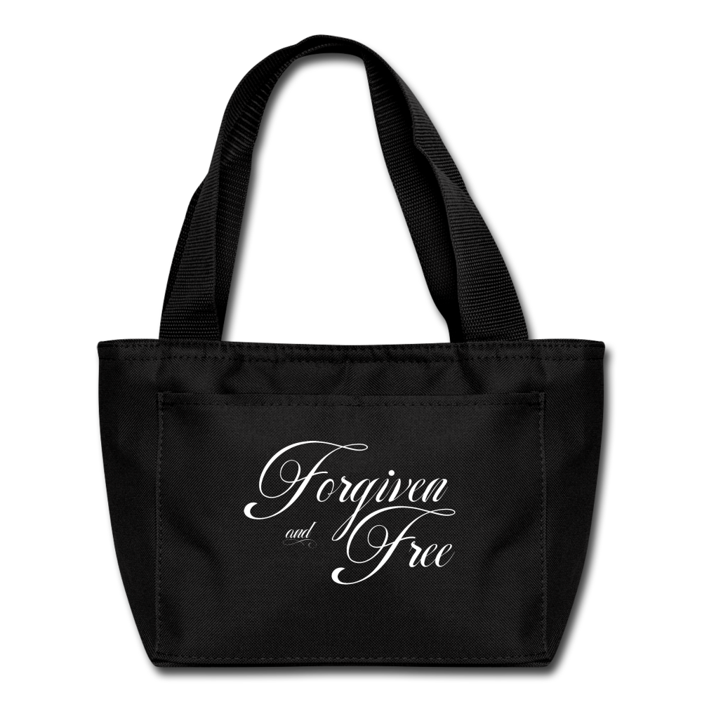 Forgiven & Free - Lunch Bag - black