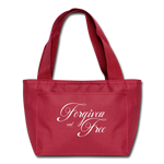 Forgiven & Free - Lunch Bag - red