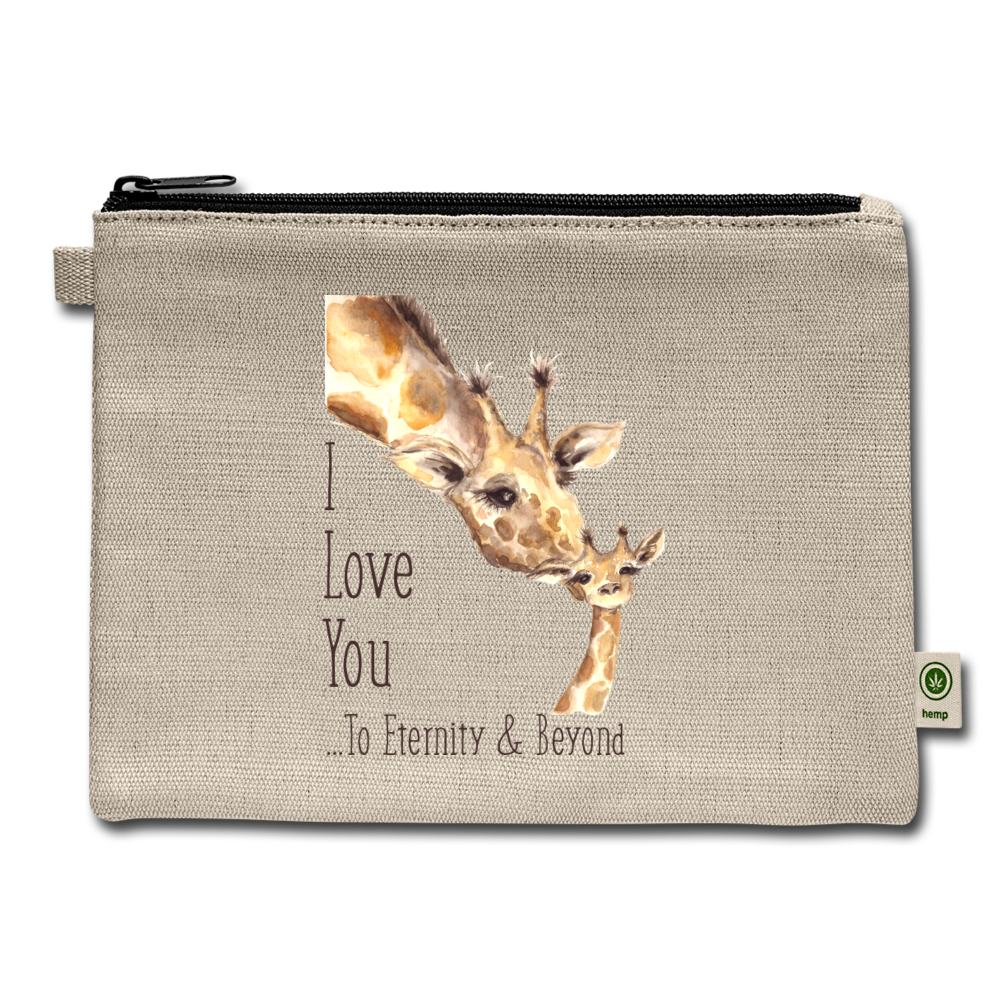 Eternity & Beyond - Carry All Pouch - natural