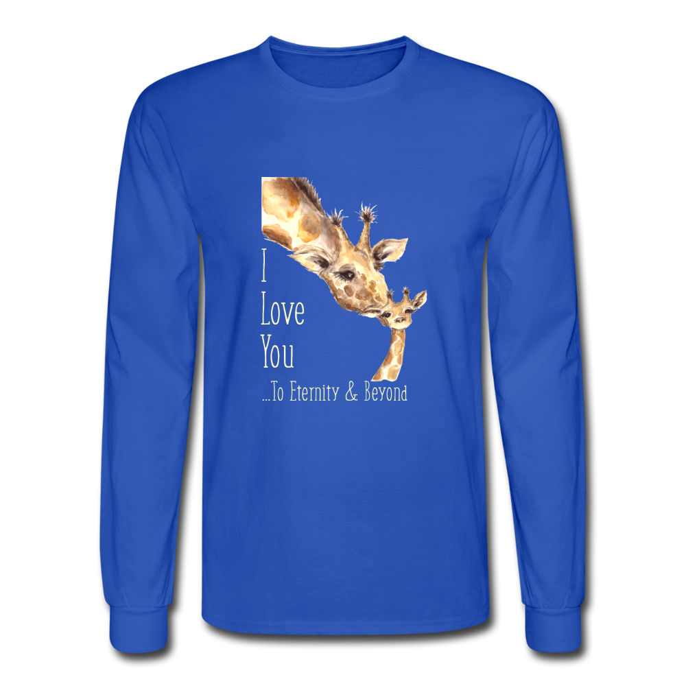 Eternity & Beyond - Men's Long Sleeve T-Shirt - royal blue