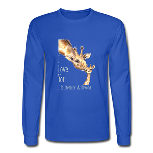 Eternity & Beyond - Men's Long Sleeve T-Shirt - royal blue