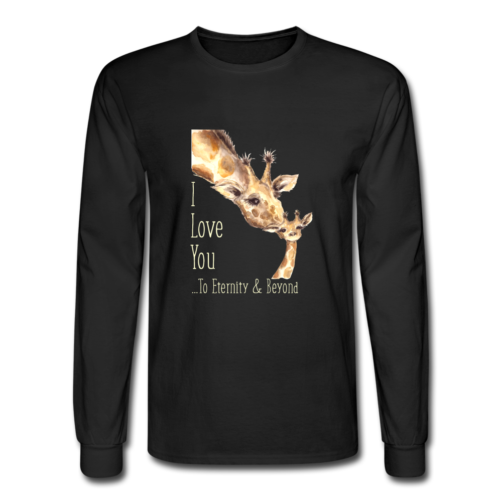 Eternity & Beyond - Men's Long Sleeve T-Shirt - black