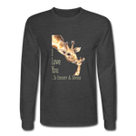 Eternity & Beyond - Men's Long Sleeve T-Shirt - heather black