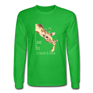 Eternity & Beyond - Men's Long Sleeve T-Shirt - bright green