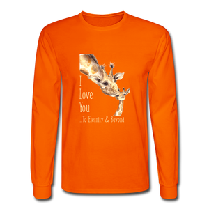 Eternity & Beyond - Men's Long Sleeve T-Shirt - orange