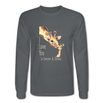 Eternity & Beyond - Men's Long Sleeve T-Shirt - charcoal