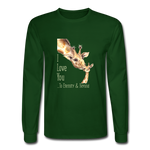 Eternity & Beyond - Men's Long Sleeve T-Shirt - forest green