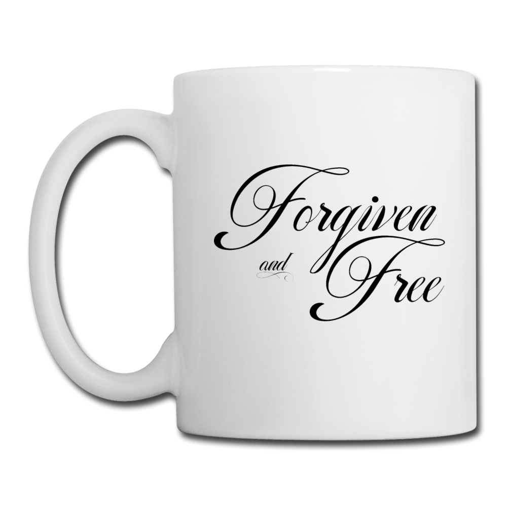 Forgiven & Free - White Coffee/Tea Mug - white