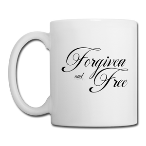 Forgiven & Free - White Coffee/Tea Mug - white