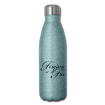 Forgiven & Free - Insulated Stainless Steel Water Bottle - turquoise glitter