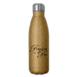 Forgiven & Free - Insulated Stainless Steel Water Bottle - gold glitter