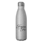 Forgiven & Free - Insulated Stainless Steel Water Bottle - silver glitter