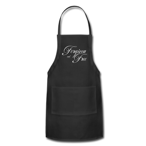 Forgiven & Free - Adjustable Apron - black