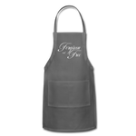 Forgiven & Free - Adjustable Apron - charcoal