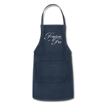 Forgiven & Free - Adjustable Apron - navy