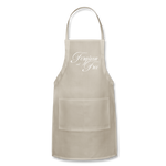 Forgiven & Free - Adjustable Apron - natural