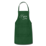 Forgiven & Free - Adjustable Apron - forest green