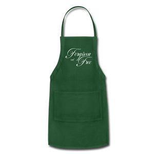 Forgiven & Free - Adjustable Apron - forest green