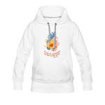 He Heals the Brokenhearted - Women’s Premium Hoodie - white