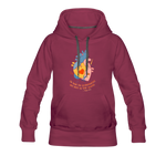 He Heals the Brokenhearted - Women’s Premium Hoodie - burgundy