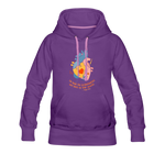 He Heals the Brokenhearted - Women’s Premium Hoodie - purple