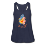 He Heals the Brokenhearted - Women's Flowy Tank Top - navy
