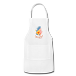 He Heals the Brokenhearted - Adjustable Apron - white