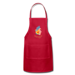 He Heals the Brokenhearted - Adjustable Apron - red