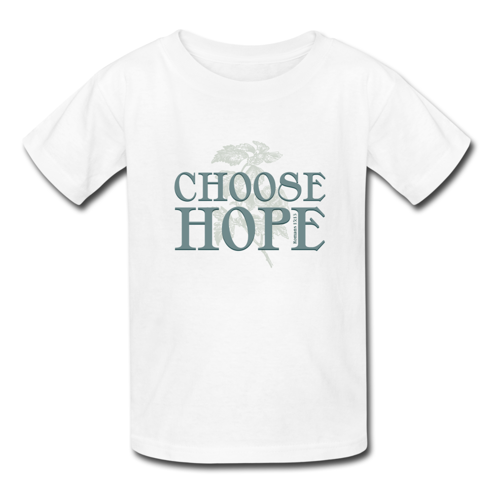 Choose Hope - Kids' T-Shirt - white