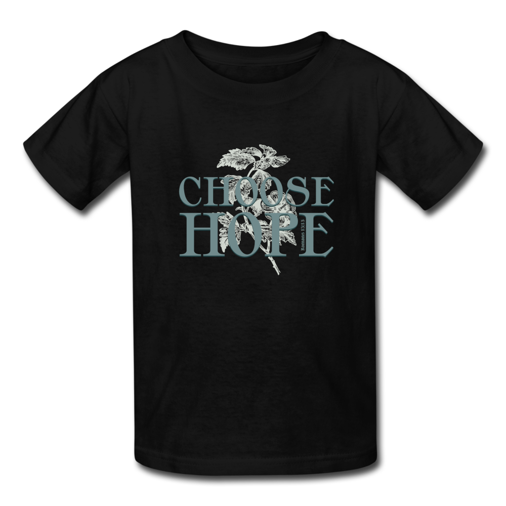 Choose Hope - Kids' T-Shirt - black