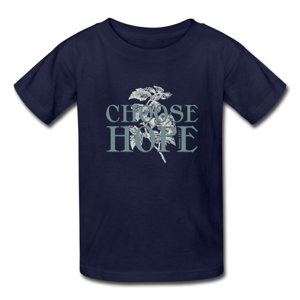 Choose Hope - Kids' T-Shirt - navy