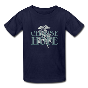 Choose Hope - Kids' T-Shirt - navy